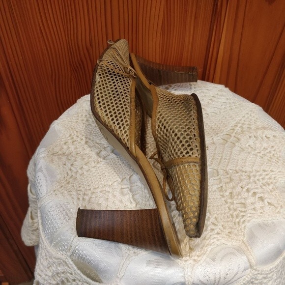 AVC Adriana V. Camanile Mesh Heels 39 Italy - Picture 2 of 7